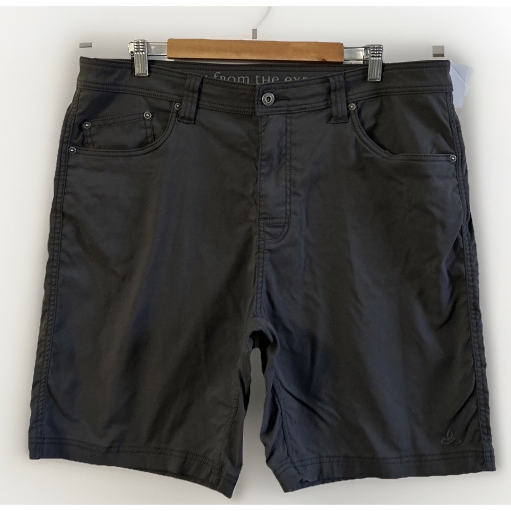 Mens Prana Brion Hiking Shorts Stretch Nylon‎ Blend Climbing Sz 38 38x9